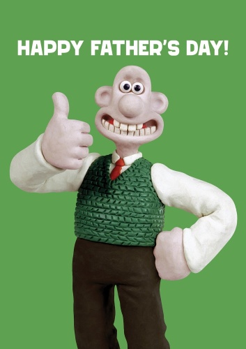 Wallace & Gromit Happy Father's Day Greetings Card